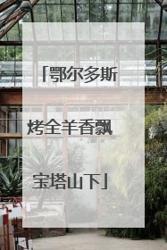 鄂尔多斯烤全羊香飘宝塔山下