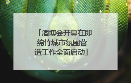 酒博会开幕在即 绵竹城市氛围营造工作全面启动