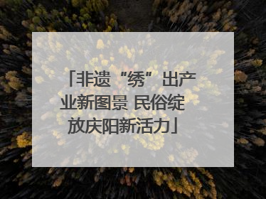 非遗“绣”出产业新图景 民俗绽放庆阳新活力