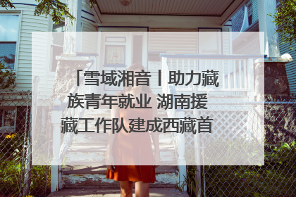 雪域湘音丨助力藏族青年就业 湖南援藏工作队建成西藏首个清洁能源装备园