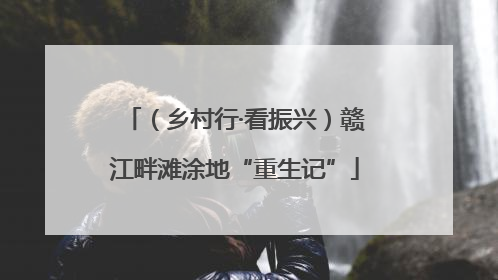 （乡村行·看振兴）赣江畔滩涂地“重生记”