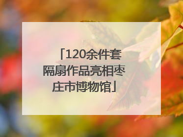 120余件套隔扇作品亮相枣庄市博物馆