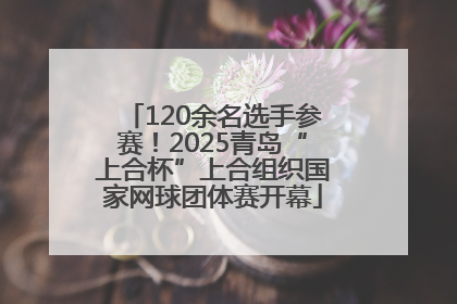 120余名选手参赛！2025青岛“上合杯”上合组织国家网球团体赛开幕