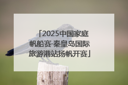 2025中国家庭帆船赛·秦皇岛国际旅游港站扬帆开赛
