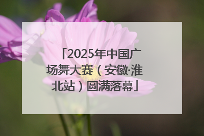 2025年中国广场舞大赛（安徽·淮北站）圆满落幕