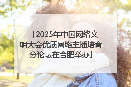2025年中国网络文明大会优质网络主播培育分论坛在合肥举办