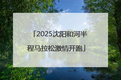 2025沈阳和河半程马拉松激情开跑