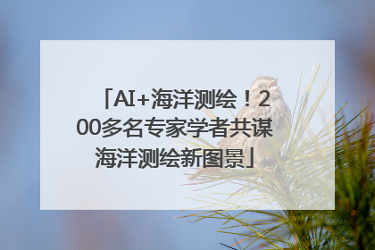AI+海洋测绘！200多名专家学者共谋海洋测绘新图景