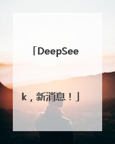 DeepSeek，新消息！