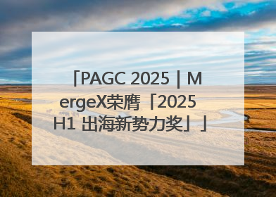 PAGC 2025｜MergeX荣膺「2025 H1 出海新势力奖」